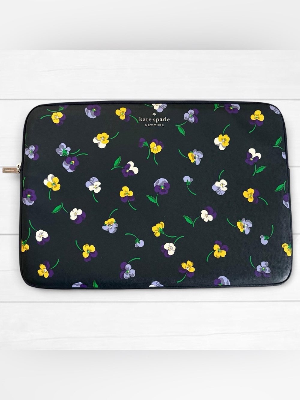 Kate Spade Blue Floral Laptop Sleeve